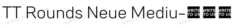 TT Rounds Neue Mediu字体转换